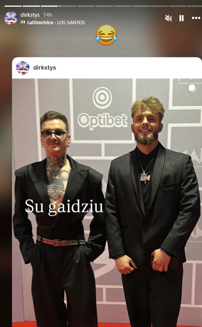 Socialinių tinklų nuotr./Naglis Bierancas, Dominykas Dirkstys