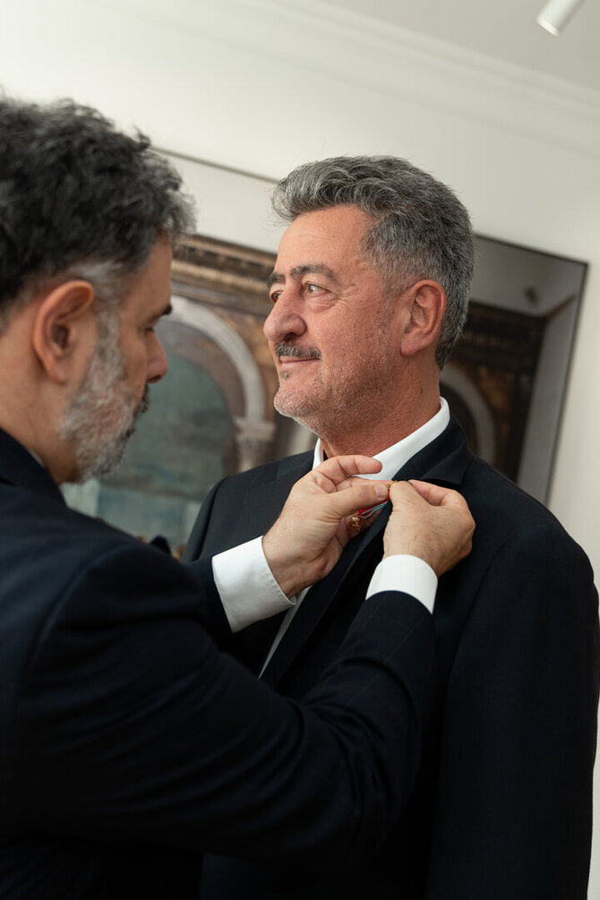 Gabrielės Raudonytės nuotr./Antonio Meschino gavo apdovanojimą