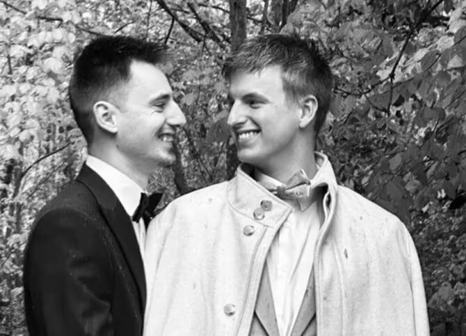 Go FundMe nuotr./Mirė Adamas Hencekas ir Tomasas Feulleris