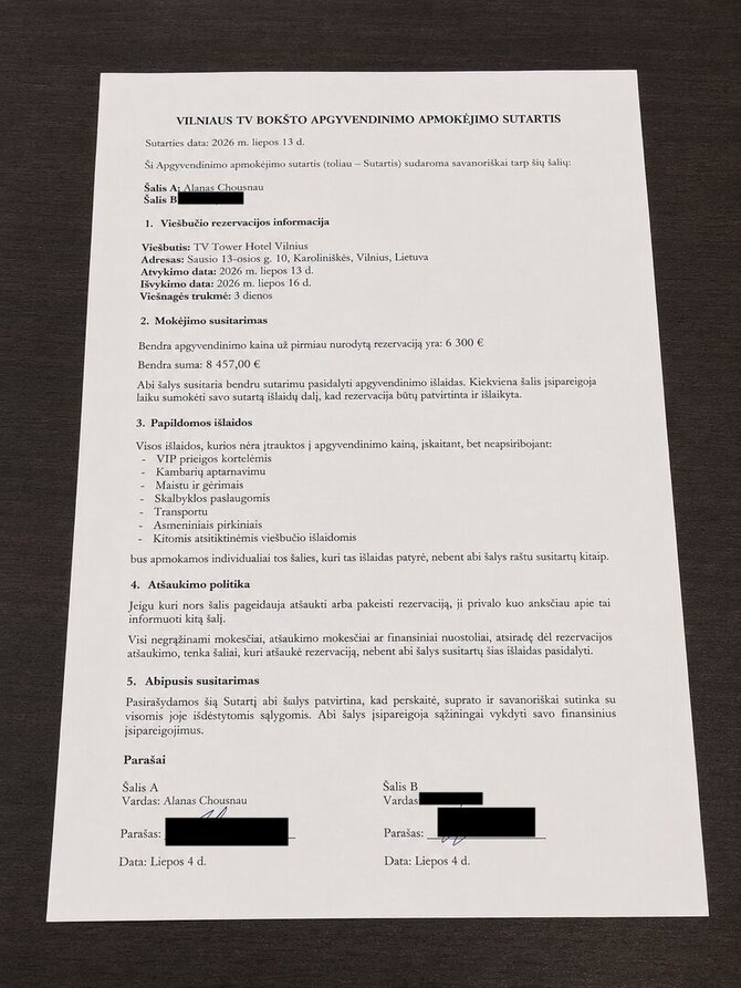 Asmeninio albumo nuotr./Alano Chošnau gerbėjos perduota nuotrauka