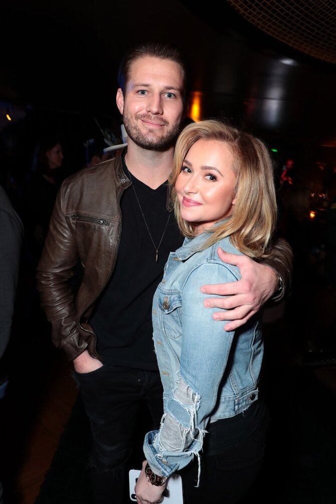 Vida Press nuotr./Hayden Panettiere ir Brianas Hickersonas
