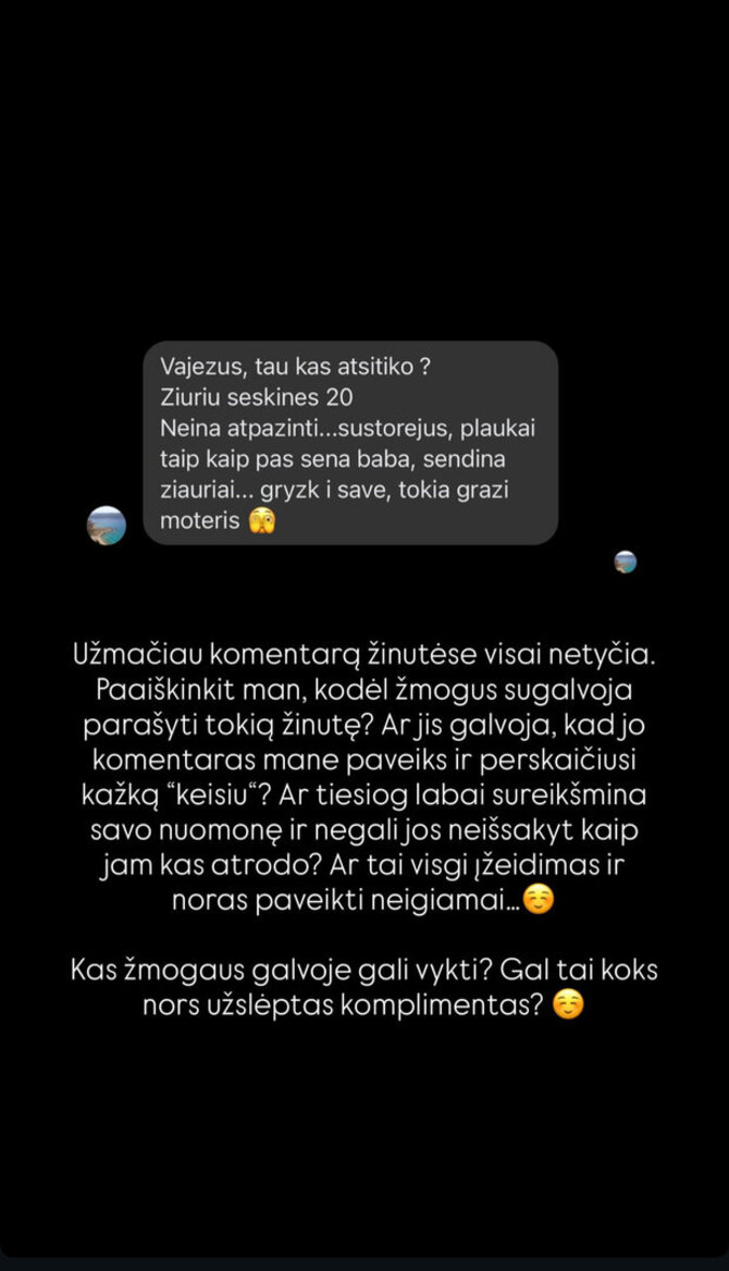 „Instagram“ nuotr./Eglės Jakštytės įrašai