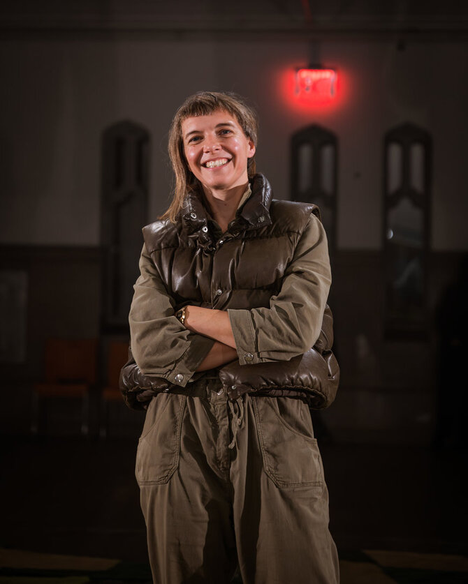 V.Jankuno nuotr. /Lina Lapelytė / Linos Lapelytės performansas „The Speech (Niujorkas“