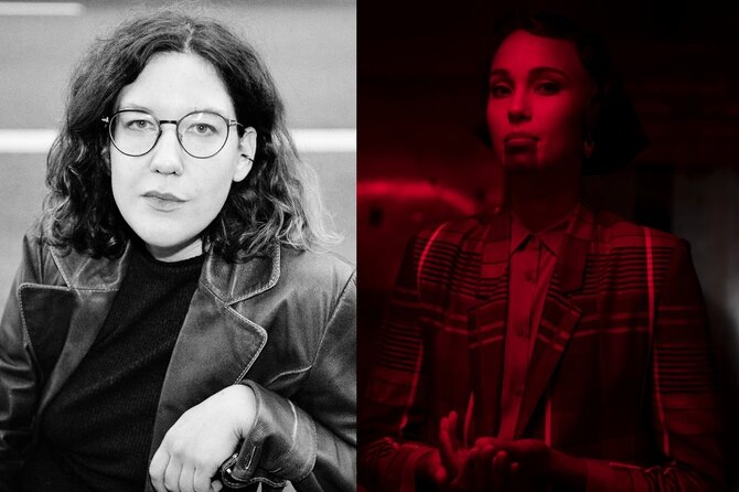 Vilniaus dokumentinių filmų festivalio nuotr. /Eglė Maceinaite ir „BLKNWS sąlygos ir nuostatai“ stop kadras