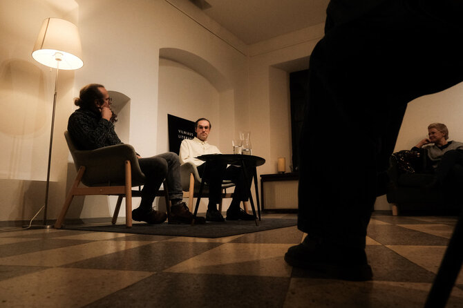 Tomas Ramanauskas, Marius Burokas. Diskusija apie skaitymą