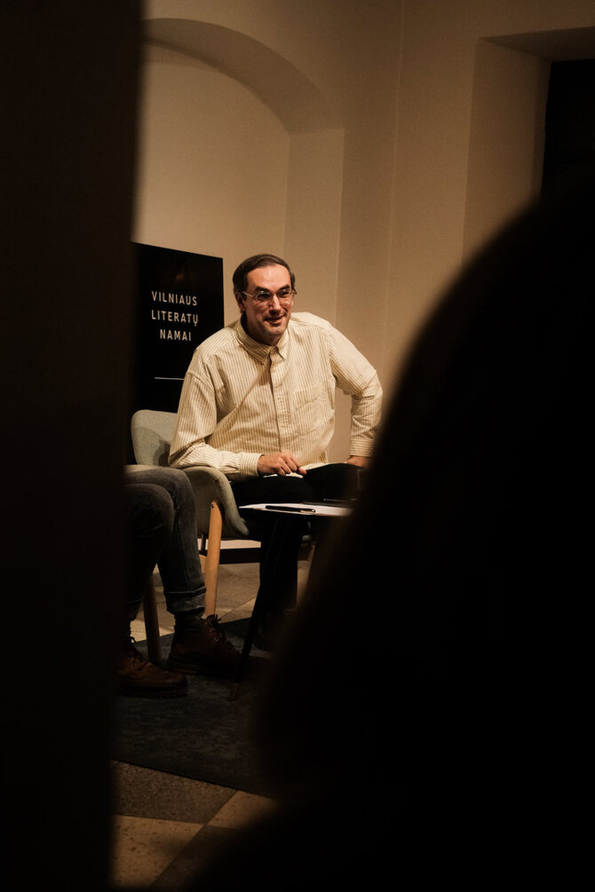 „Vilnius, Unesco literatūros miestas“ nuotr. /Tomas Ramanauskas. Diskusija apie skaitymą