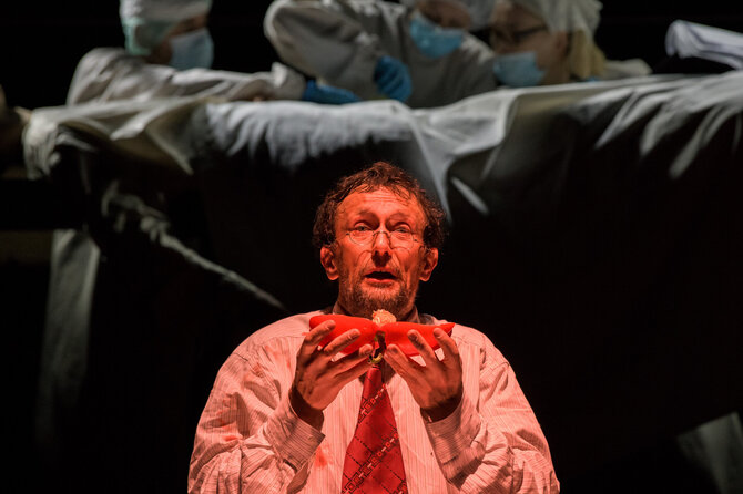 L.Vansevičienės/Valstybinio jaunimo teatro nuotr. /Aleksas Kazanavičius spektaklyje „Don Kichotas“ (rež. Adomas Juška)
