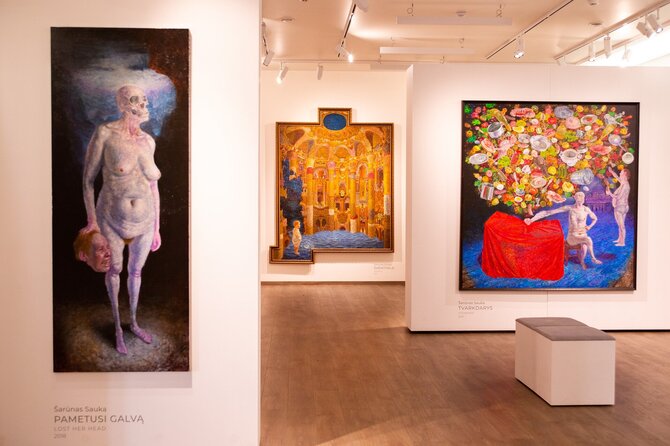 A.Lingės nuotr. /Š.Saukos ir N.Saukienės galerijos Zarasuose ekspozicijos vaizdas