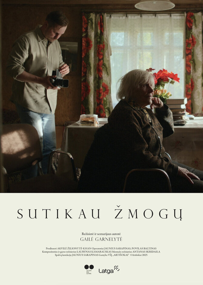Pranešimo autorių nuotr. /Filmo „Sutikau žmogų“ plakatas
