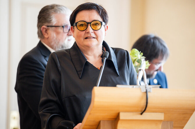 T.Biliūno/Pranešimo autorių nuotr, /Jolanta Donskienė. Sugiharos fondas paskelbė 2025 metų Tolerancijos žmogų ir įteikė Leonido Donskio premiją