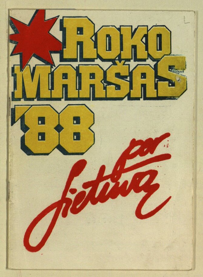 Lietuvos nacionalinė Martyno Mažvydo bibliotekos nuotr. /Roko maršas'88 per Lietuvą