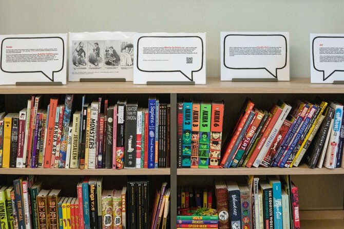 A.Mickevičiaus bibliotekos/M.Masaičio nuotr. /Komiksų skaitykla Adomo Mickevičiaus viešojoje bibliotekoje