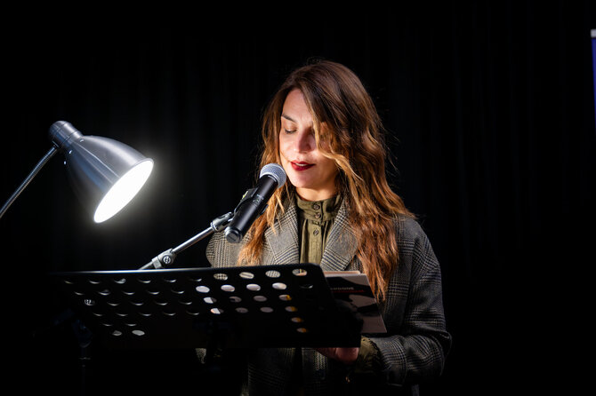 J.Petronio/Kauno literatūros savaitės nuotr./Susitikimas su Viola Ardone Kauno literatūros savaitėje