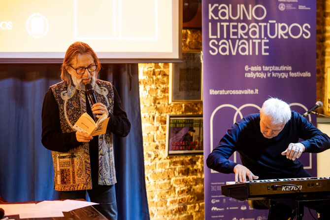 J.Petronio/Kauno literatūros savaitės nuotr. /Kauno literatūros savaitė