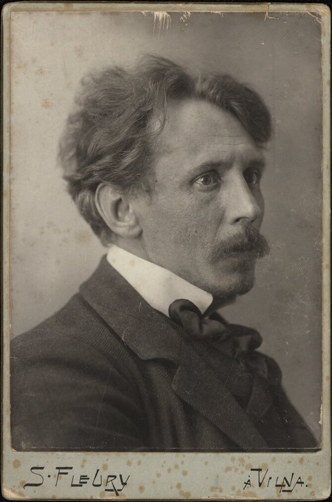 Mikalojus Konstantinas Čiurlionis. S. F. Fleury nuotraukos, 1908 m. Lietuvos nacionalinis dailės muziejus.
