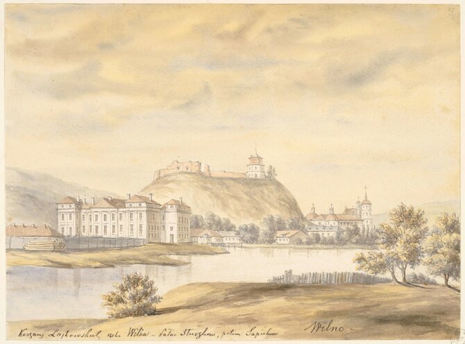 Valdovų rūmų muziejaus nuotr. /Vilniaus panorama, aut. Napoleonas Orda