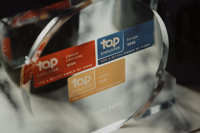 „JTI Baltic“ nuotr./„JTI Baltic“ – TOP 1 darbdavys Lietuvoje trečius metus iš eilės 