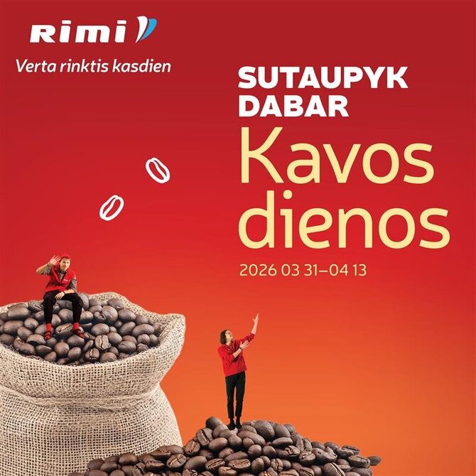 „Rimi“ nuotr./„Rimi“ parduotuvėse didelės nuolaidos kavai: tarp mėgstamų skonių ir rūšinė kava