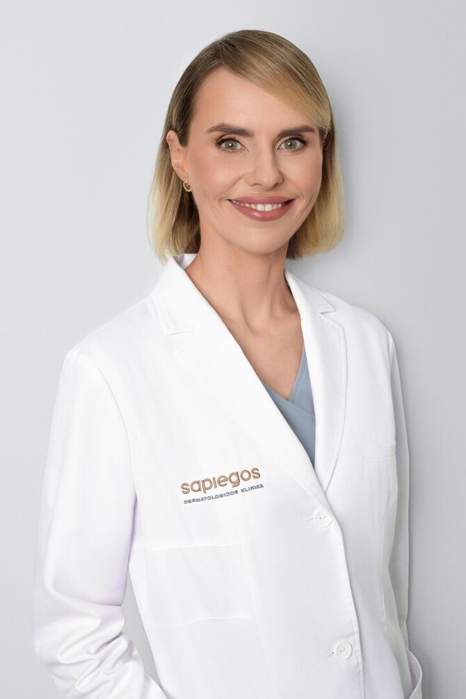 „Sapiegos klinikos“ nuotr./Gydytoja dermatovenerologė Jurgita Karčiauskienė