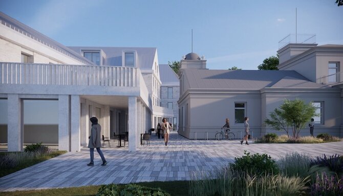 „ROIX“ nuotr./Prestižinio daugiafunkcio kvartalo Žvėryne architektūrinė vizualizacija