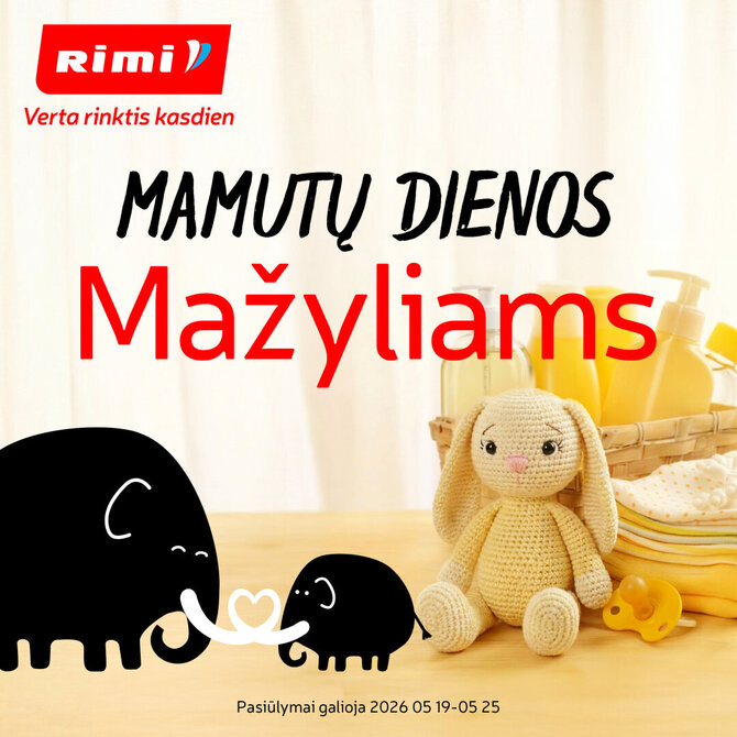„Rimi“ nuotr./Tėvų kasdienybė kainuoja: „Rimi“ šeimos dienomis – iki 50 % nuolaidos vaikų prekėms