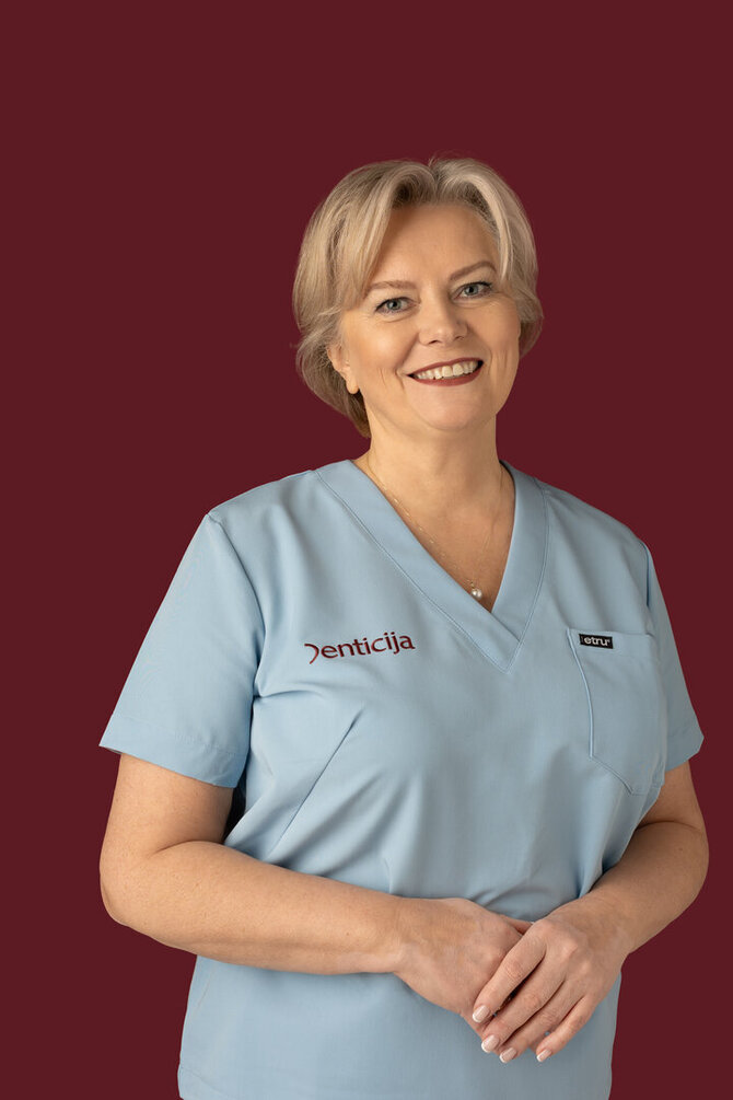 „Denticija“ nuotr./Gydytoja odontologė Aušra Bieliauskienė