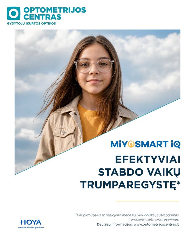 „Optometrijos centro“ nuotr./Inovatyvus sprendimas lėtinant vaikų trumparegystę
