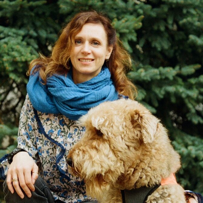 Atstovų nuotr./Inga Norkūnienė ir šuo Kuršis