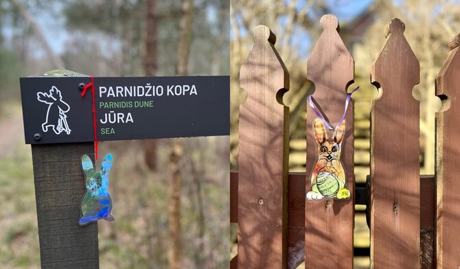 Asmeninio archyvo nuotr. / „15min“ fotomontažas / „Zuikių gaudynės“ Neringoje