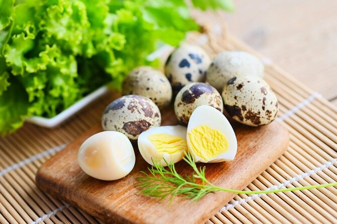 Shutterstock nuotr./Putpelių kiaušiniai