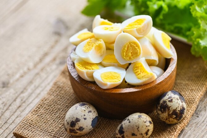 Shutterstock nuotr./Putpelių kiaušiniai