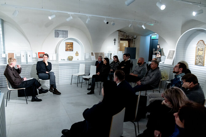 Laimos Penek / LNM nuotr./Diskusija „Apie meną, valstybę ir mus“
