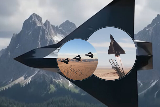 screenshot / 15min montažas/Reaktyvinis kamikadzės tipo dronas „Hadid‑110“: