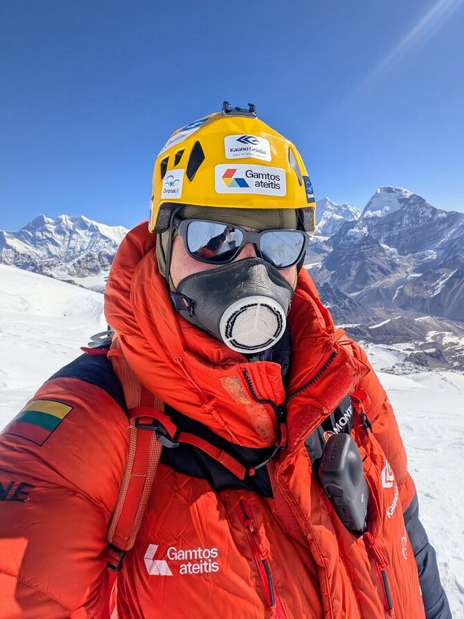 S.Damulevičiaus nuotr./Saulius Damulevičius Himalajuose (2026 m.)