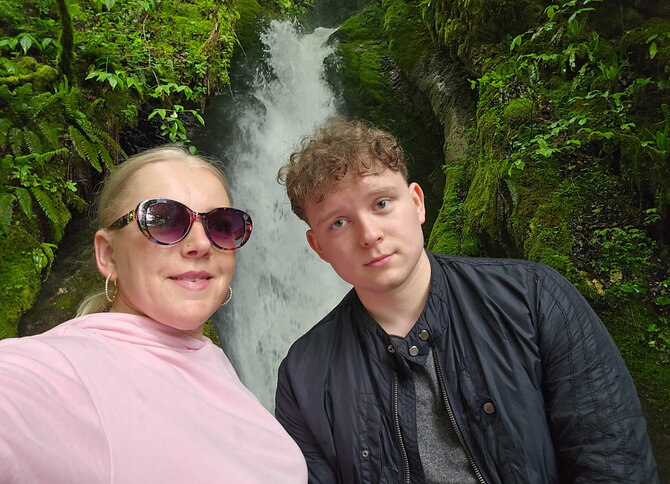 Asmeninio albumo nuotr./Kristina Stanienė su sūnumi Kristupu
