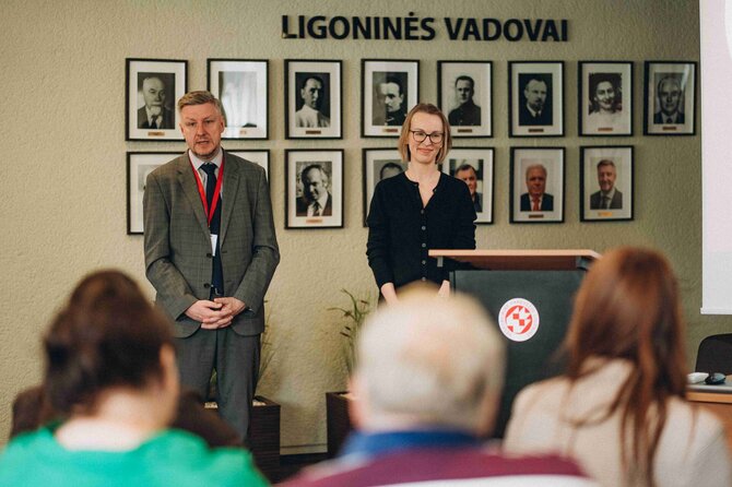 Pranešimo autorių nuotr./Dr. Giedrė Kvedaravičienė ir Mindaugas Vaitkus