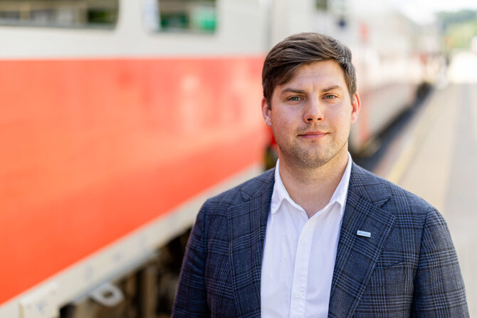 LTG nuotr./„Rail Baltica“ projektavimo padalinio vadovas Mykolas Dumbrava