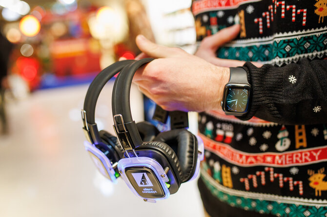 „Lidl“ nuotr./Akimirkos iš „Silent Disco“, vykusio „Lidl“ 