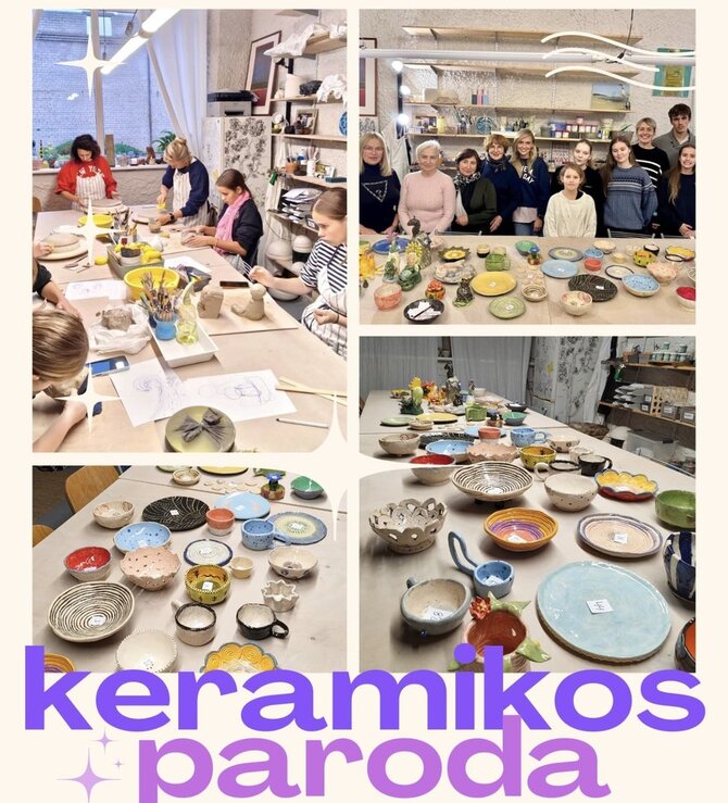 Organizatorių nuotr./Keramikos paroda