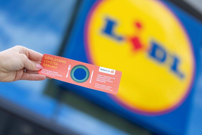 „Lidl“ nuotr./„Lidl“ parduotuvėse vyks tradicinė „Maisto banko“ akcija: kviečia paaukoti maisto produktų bei sukurti šventinį stebuklą