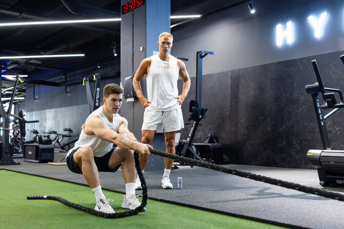 „GYM+“ nuotr./Nuo pasiruošimo GYM+ iki HYROX varžybų Varšuvoje: prasideda dar vienas Tomo Michnevičiaus iššūkis
