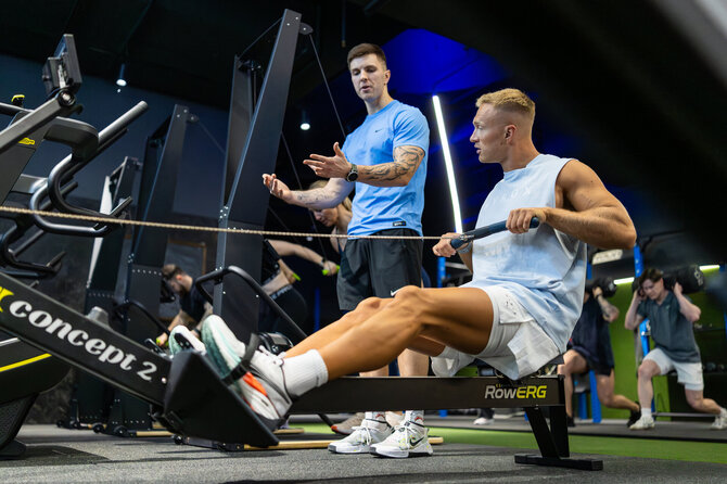 „GYM+“ nuotr./Nuo pasiruošimo GYM+ iki HYROX varžybų Varšuvoje: prasideda dar vienas Tomo Michnevičiaus iššūkis