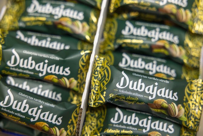 „Lidl“ nuotr./Dubajaus šokolado stiliaus sūrelis