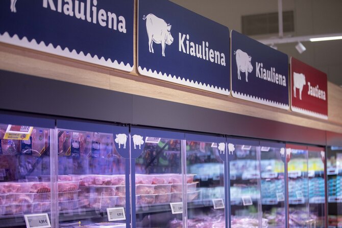 „Lidl“ nuotr./„Lidl“ šviežios mėsos skyrius