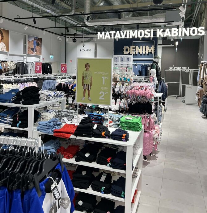 PC „Banginis“ nuotr./„Sinsay“ parduotuvė