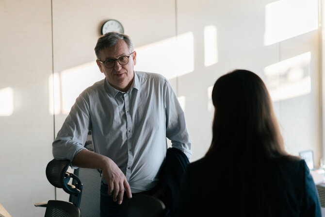 ESFA nuotr./VESK direktorius Saulius Zybartas: pameistrystė – greičiausias kelias į pirmąjį darbą