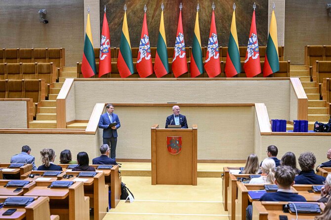 Alfredo Pliadžio (KAM) nuotr./Seimo pirmininkas Juozas Olekas