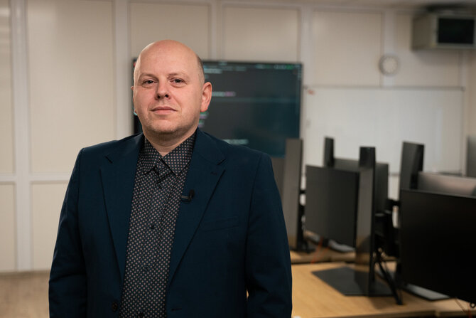 ESFA nuotr./Profesijos mokytojas Martynas Kašelionis