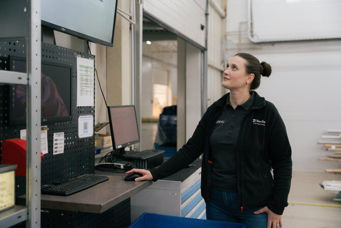 ESFA nuotr./Įmonės technologė Irma Žalimė 