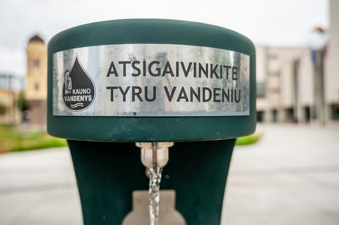 „Kauno vandenys“ nuotr./„Kauno vandenų“ gaivos stotelės: kur mieste atsigaivinti šiltuoju sezonu?